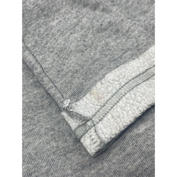 caslon mid wide sleeve turtle neck sweatshirt gray pleated slit bottom polyester - Picture 6 of 8